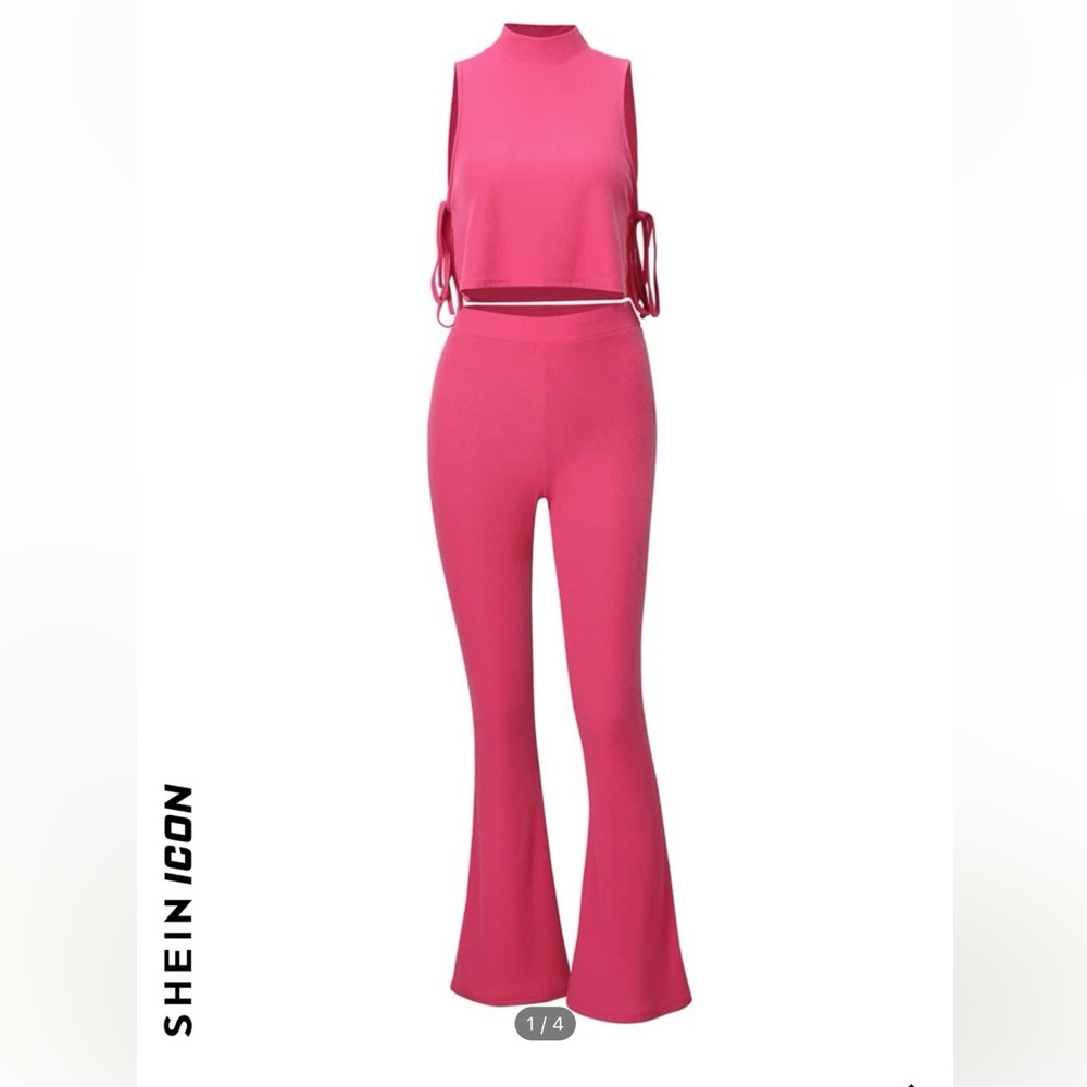 Pink SHEIN 2 piece set co ord